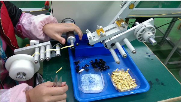 High frequency transformer Magnetic core Assemble machine